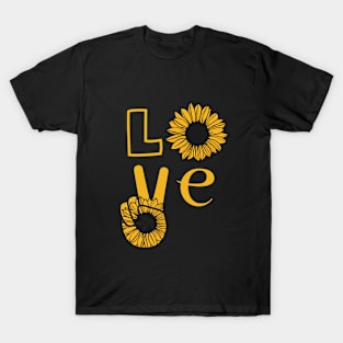 Love - Sunflower Power T-Shirt